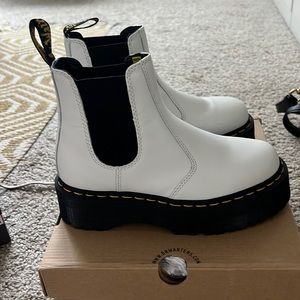 DR martens white boots